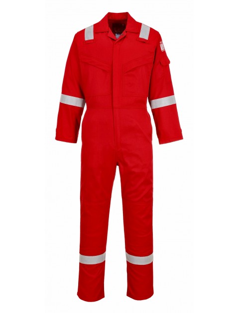 FR21 - Flame Resistant Super Light Weight Anti-Static Coverall – Red Clothing